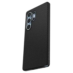 Telefontok Samsung Galaxy S25 Ultra - SPIGEN Liquid Air matt fekete hátlap tok-3
