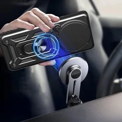 Telefontok Xiaomi Poco X7 5G - Camshield - fekete szilikon tok, kitámasztó ujjgyűrűvel, csúsztatható kameravédővel-5
