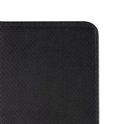 Nokia 4.2 Telefontok - fekete mágneses szilikon keretes könyvtok-2
