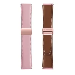 Xiaomi Redmi Watch 5 Active / Watch 5 Lite okosóra szíj - Dux Ducis YA - pink bőr szíj (22 mm)-2
