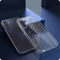Samsung Galaxy S25 telefontok - Glitter - átlátszó csillámos hátlap tok-3