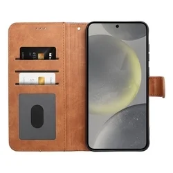 Xiaomi Redmi Note 14 Pro 5G telefontok - Jeans - fekete/barna ráhajtófüles könyvtok-2