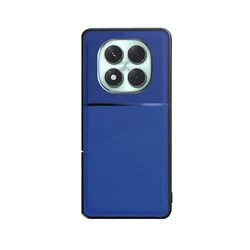 Xiaomi Redmi Note 14 Pro 5G telefontok - Elegance kék műanyag hátlap tok szilikon kerettel-1