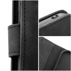Xiaomi Redmi Note 14 5G telefontok - Forcell Tender - fekete ráhajtófüles könyvtok-4