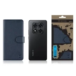 Xiaomi Redmi Note 14 Pro+ 5G telefontok - Tactical Field kék szilikon keretes könyvtok mágneses ráhajtófüllel-2