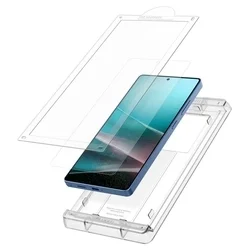 Spigen ELITE SHIELD EZ FIT - Samsung Galaxy S25 Ultra üvegfólia + felhelyezést segítő-2
