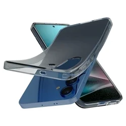 Samsung Galaxy S25+ (S25 Plus) telefontok - SPIGEN Space Crystal - szürke átlátszó hátlap tok-6
