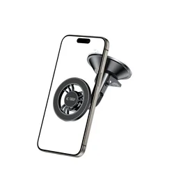 ech- Protect N56 telefontartó - szélvédőre/műszerfalra rögzíthető, mágneses autós telefontartó, fekete-1