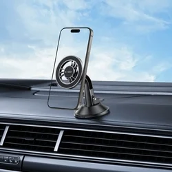 ech- Protect N56 telefontartó - szélvédőre/műszerfalra rögzíthető, mágneses autós telefontartó, fekete-6