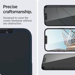 iPhone 13 Pro üvegfólia - Spigen Glas.TR Slim - betekintésvédő üvegfólia ﻿-1