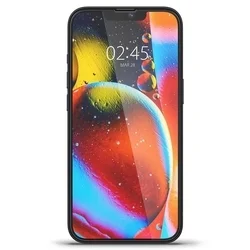 iPhone 13 Pro üvegfólia - Spigen Glas.TR Slim HD - üvegfólia fekete kerettel-2