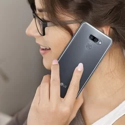 LG K50 / LG Q60 Telefontok - átlátszó szilikon tok-1