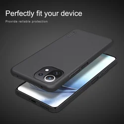 Telefontok Xiaomi 11 Lite 5G NE / Mi 11 Lite - Nillkin Super Frosted fekete tok-4