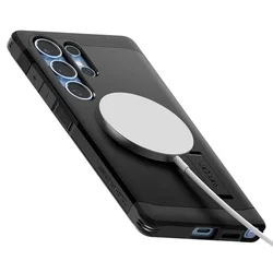 Telefontok Samsung Galaxy S25 Ultra - SPIGEN TOUGH ARMOR MAGSAFE fekete tok-8