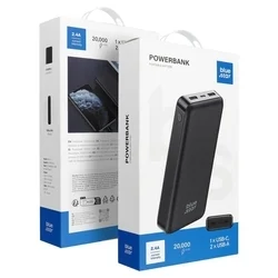 Blue Star W2015 - fekete powerbank 20000 mAh töltő, 2,4A, LED kijelzővel-8