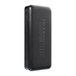Blue Star W2015 - fekete powerbank 20000 mAh töltő, 2,4A, LED kijelzővel-2