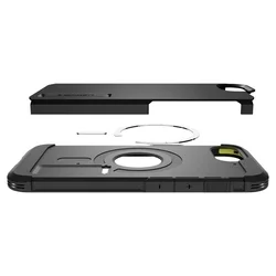Telefontok iPhone 16e - SPIGEN TOUGH ARMOR MAGSAFE fekete tok-7