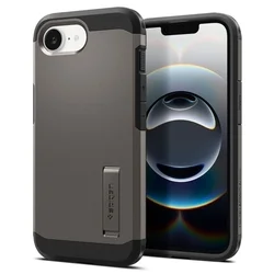 Telefontok iPhone 16e - SPIGEN TOUGH ARMOR MAGSAFE gunmetal szürke tok-10