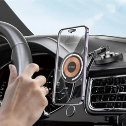 Tech-Protect MM15W-V8 - műszerfalra rögzíthető, MagSafe kompatibilis autós telefontartó/töltő, fekete-3