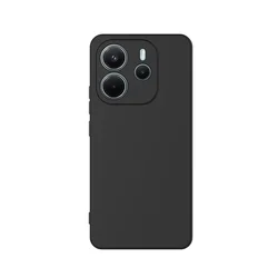 Telefontok Xiaomi Redmi Note 14 4G / LTE - fekete szilikon hátlap tok-1