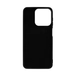 Telefontok Xiaomi Redmi Note 14 5G - Grip fekete szilikon tok, kitámasztó ujjgyűrűvel-1