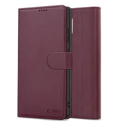 Samsung Galaxy A36 5G telefontok  Tech- Protect Wallet - szeder színű bőr könyvtok, ráhajtófüllel -2