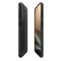 Samsung Galaxy A36 5G telefontok - SPIGEN Liquid Air - fekete hátlap tok-6