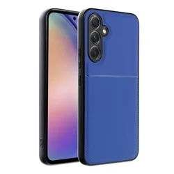 Samsung Galaxy A36 5G telefontok - Elegance kék műanyag hátlap tok szilikon kerettel-1