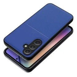 Samsung Galaxy A36 5G telefontok - Elegance kék műanyag hátlap tok szilikon kerettel-2