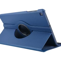 Tablettok Samsung Galaxy Tab A 10.1 2019 (SM-T510, SM-T515) - sötétkék fordítható műbőr tablet tok-3