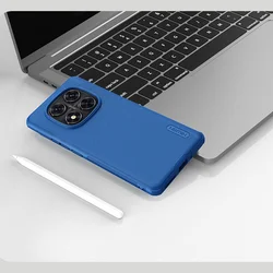 Xiaomi Redmi Note 14 Pro 5G Telefontok - Nillkin Super Frosted - kék hátlap tok-2
