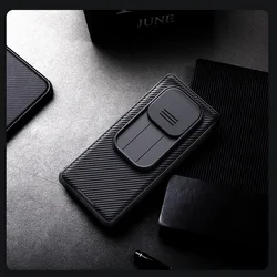 Telefontok Xiaomi Redmi Note 14 Pro 5G - Nillkin csúsztatható kameravédős fekete hátlap tok-8