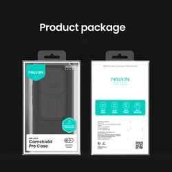 Telefontok Xiaomi Poco X7 5G - Nillkin csúsztatható kameravédős fekete hátlap tok-9