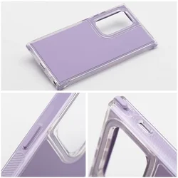 Samsung Galaxy A36 5G telefontok - Matrix - átlátszó/lila műanyag hátlap tok-2