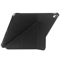 Tablettok iPad Air 7 (2025, M3, 11 coll) - fekete ORIGAMI smart case, ceruza tartóval-2