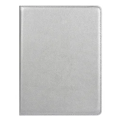 Tablettok iPad 2025 11 coll (iPad 11) - ezüst fordítható műbőr tablet tok-1