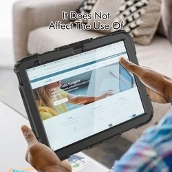 Tablettok iPad 2025 11 coll (iPad 11) - SOLID360 ütésálló, kitámasztható, fekete tablet tok-9