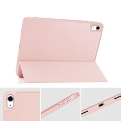 Tablettok iPad 2025 11 coll (iPad 11) - pink smart case, ceruza tartóval-2