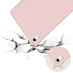 Tablettok iPad 2025 11 coll (iPad 11) - pink smart case, ceruza tartóval-3