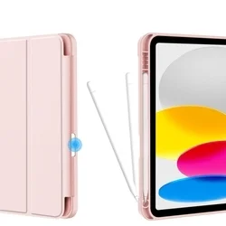 Tablettok iPad 2025 11 coll (iPad 11) - pink smart case, ceruza tartóval-4