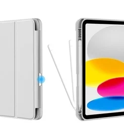 Tablettok iPad 2025 11 coll (iPad 11) - szürke smart case, ceruza tartóval-3