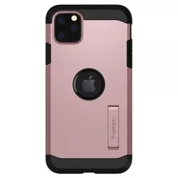 iPhone 11 PRO MAX Telefontok - SPIGEN SLIM ARMOR rose gold szilikon kitámasztható tok-1