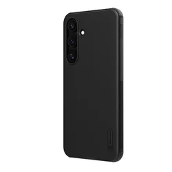 Telefontok Samsung Galaxy A56 5G - Nillkin Super Frosted - fekete hátlap tok beépített mágnessel (MagSafe kompatibilis)-1