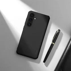 Telefontok Samsung Galaxy A56 5G - Nillkin Super Frosted - fekete hátlap tok beépített mágnessel (MagSafe kompatibilis)-5