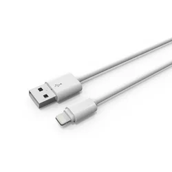 Kábel: LDNIO SY-03 iPhone készülékhez fehér lightning kábel (gyors, 2,1A)-3