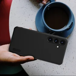Samsung Galaxy A56 5G telefontok - Nillkin Super Frosted - fekete műanyag hátlap tok-4