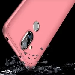 Nokia 8.1 Telefontok - GKK Protection 3In1 tok rose gold-2