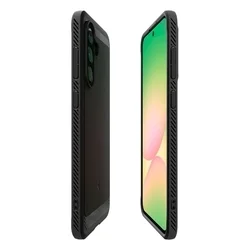 Telefontok Samsung Galaxy A56 5G - SPIGEN RUGGED ARMOR matt fekete tok-1