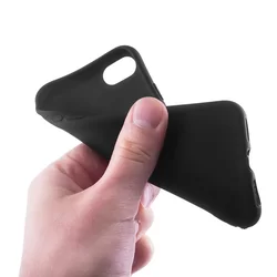 iPhone 6/6s telefontok - fekete szilikon tok -2