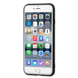 iPhone 6/6s telefontok - fekete szilikon tok -3